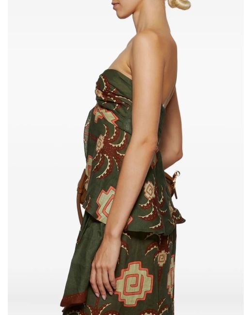 Top Arkana palabra de honor Johanna Ortiz de color Green