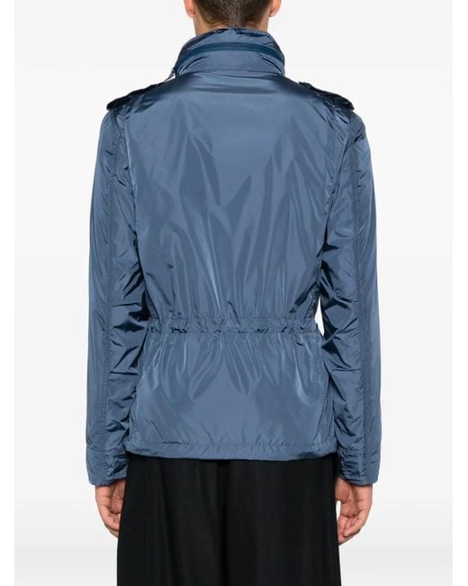 Aspesi Blue Drawstring-Waist Jacket for men
