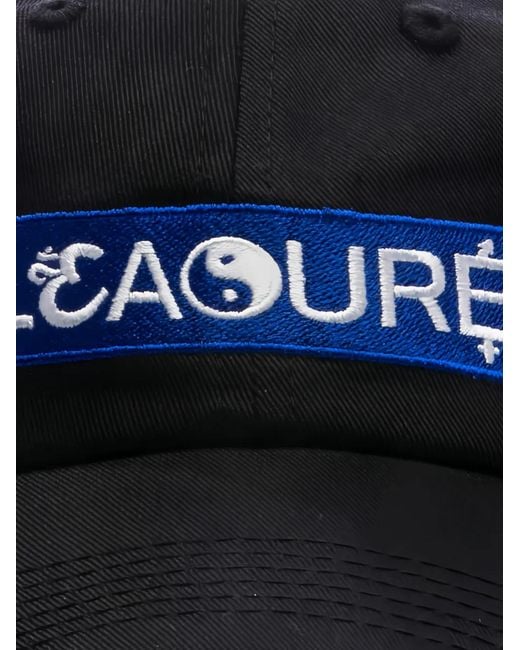 Pleasures Black Unity Logo-Patch Cap