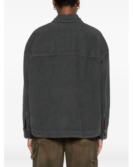 TRUE AVENUE Gray Button-Front Jacket
