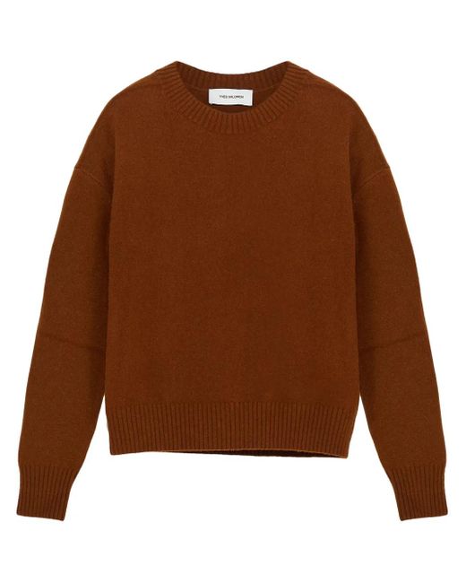Yves Salomon ニットセーター Brown