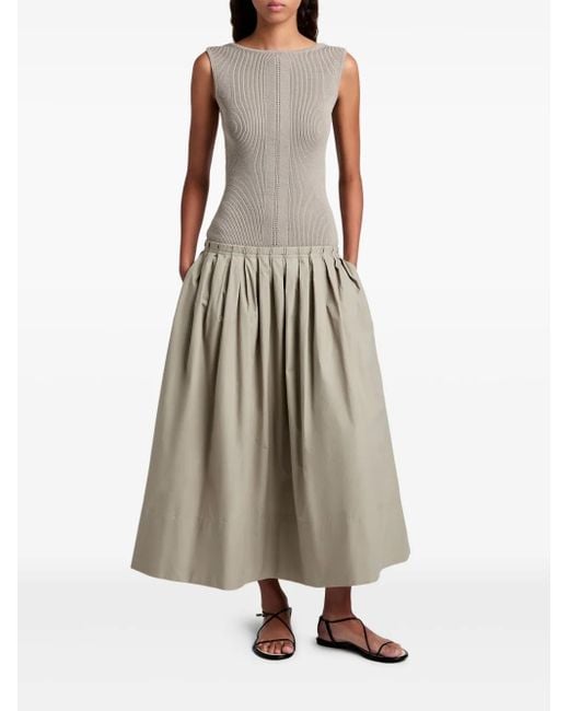 Proenza Schouler Natural Tori Maxi Dress