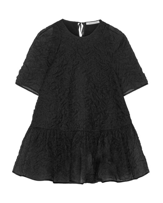 CECILIE BAHNSEN Black Gerüschte Susi Bluse