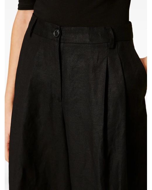 Twinset Black Bermuda À Pinces