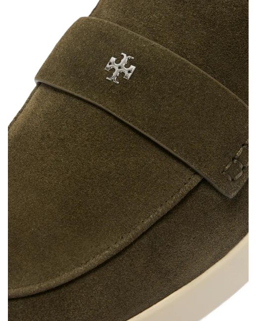 Tory Burch Green Ballet Sport Loafers