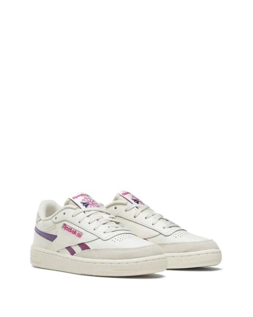 Reebok White Club C Revenge Low-Top Sneakers