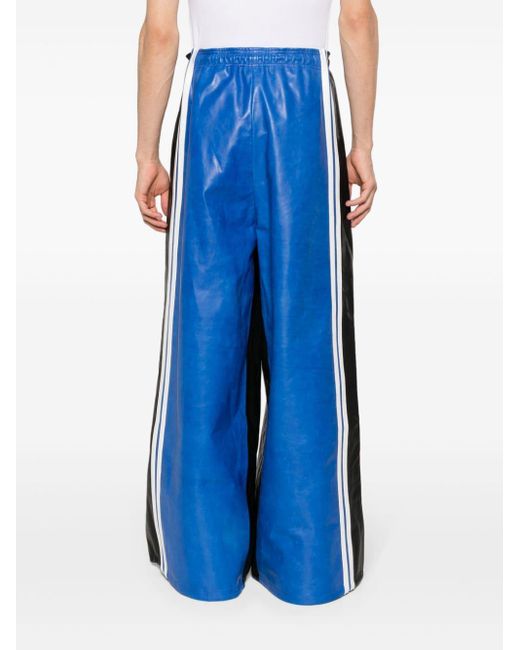 Pantaloni con design color-block di Vetements in Blue