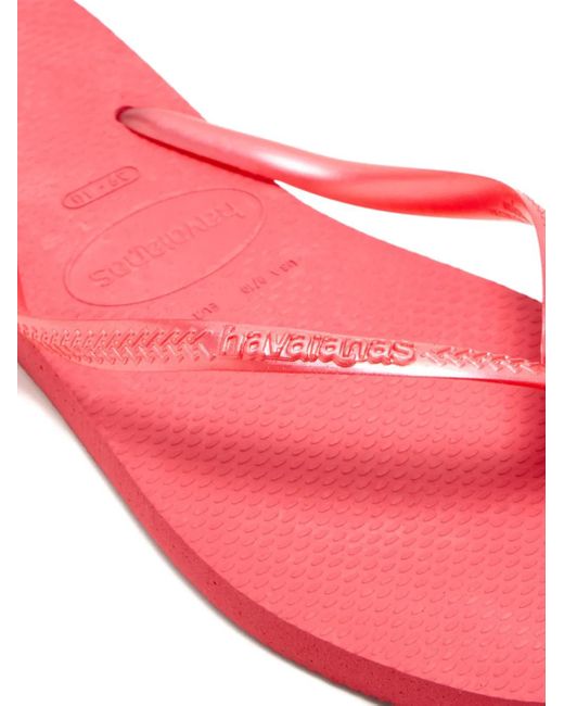Havaianas Pink Slim Square Flip-Flops
