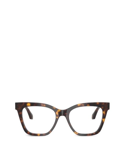 Giorgio Armani Brown Square-Frame Glasses