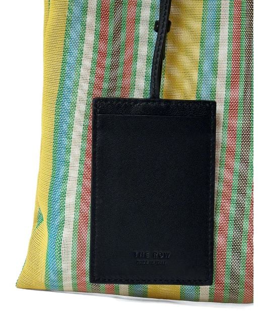 The Row Green Mini Barn Tote Bag