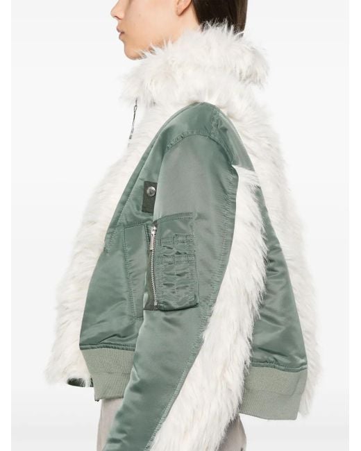 Sacai Blue Panelled Jacket