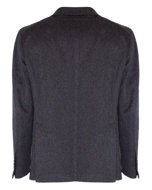 Tagliatore Blue Button Pin Blazer for men