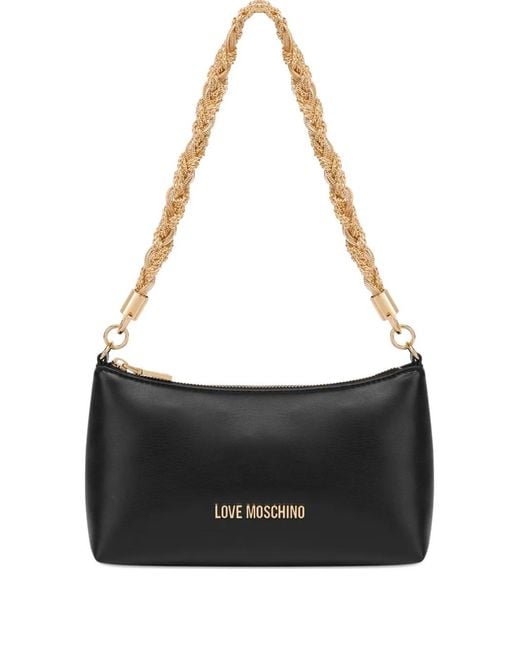 Love Moschino チェーン ショルダーバッグ Black