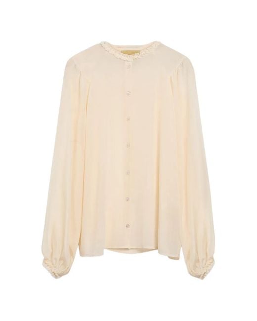 Momoní Natural Huna Silk Crêpe De Chine Blouse