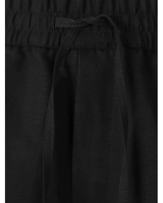 Brioni Black Drawstring Trousers for men