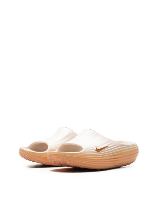 Nike White Reactx Rejuven8 Slides for men