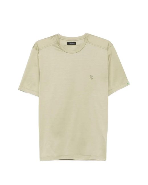 Stefano Ricci White Logo-Detail T-Shirt for men