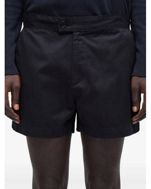 Osklen Black Britt Paper Shorts for men