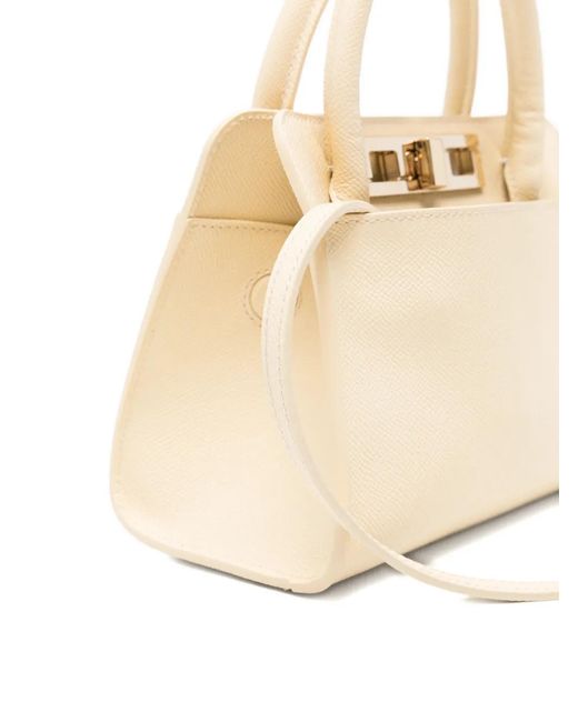 Fabiana Filippi Natural Twist-Lock Tote Bag