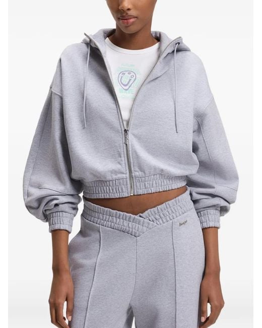 Sudadera Corta Con Capucha HUGO de color Gray