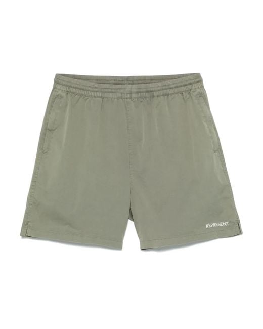 Pantalones cortos Serif Represent de hombre de color Green