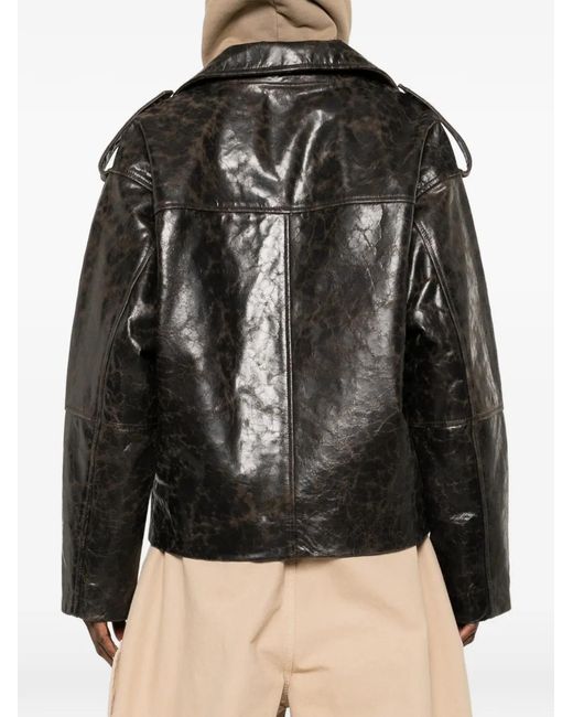 THE GARMENT Black Margo Epaulettes Zip Jacket