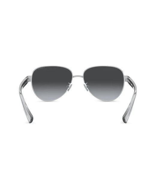 COACH Black Pilot-Frame Gradient Sunglasses