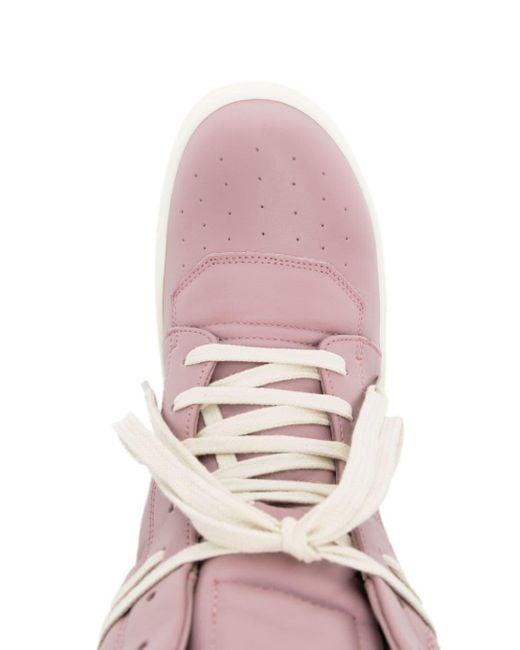 Rick Owens 'geobasket' Sneakers in het Pink