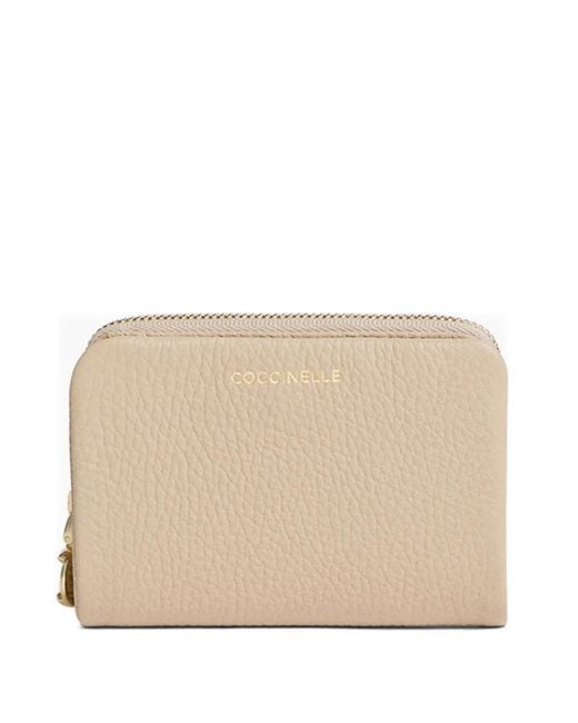Coccinelle Natural Zip-Up Wallet