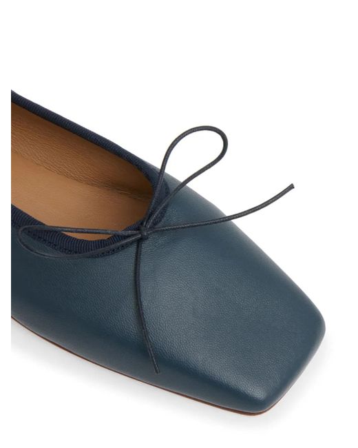 Mansur Gavriel スクエアトゥ フラットシューズ Blue