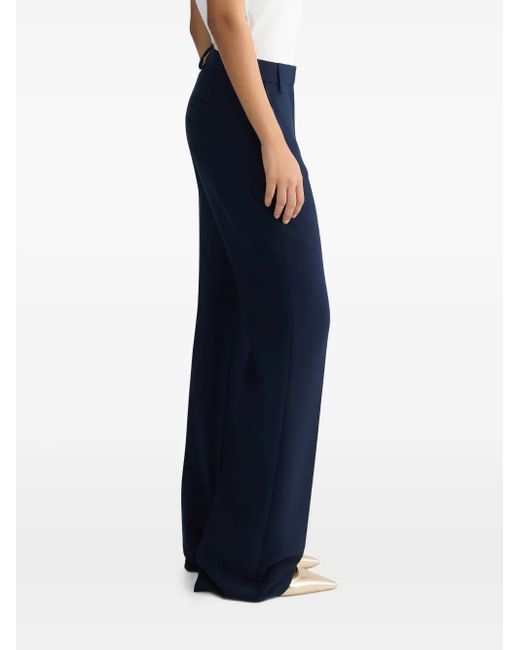 Liu Jo Blue Cady Flared Trousers