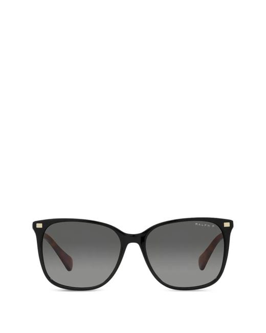 Polo Ralph Lauren Black Square-Frame Sunglasses