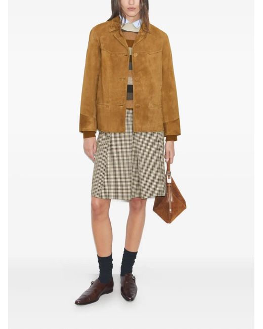 Tory Burch Brown Suede Jacket