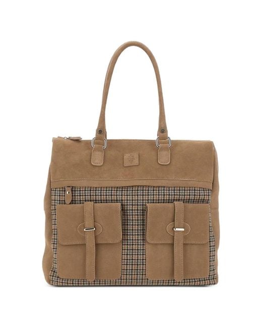 Borsa A Spalla di Eleventy in Brown da Uomo