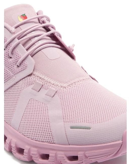 On Shoes Pink X Sky High Farm Goods Logo-Appliqué Sneakers