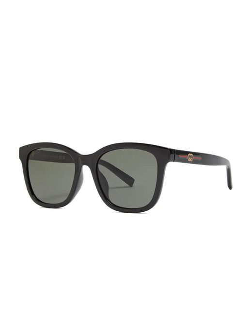 Gucci Black Square-Frame Sunglasses for men