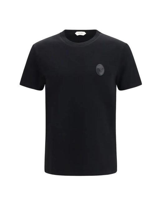 Versace Black Cotton-Jersey Slim T-Shirt for men