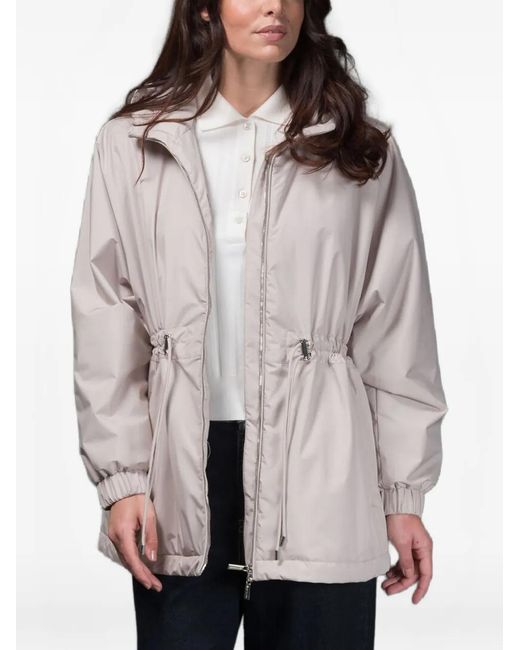 Moorer Gray Galilea-Stp Hooded Zipped Jacket