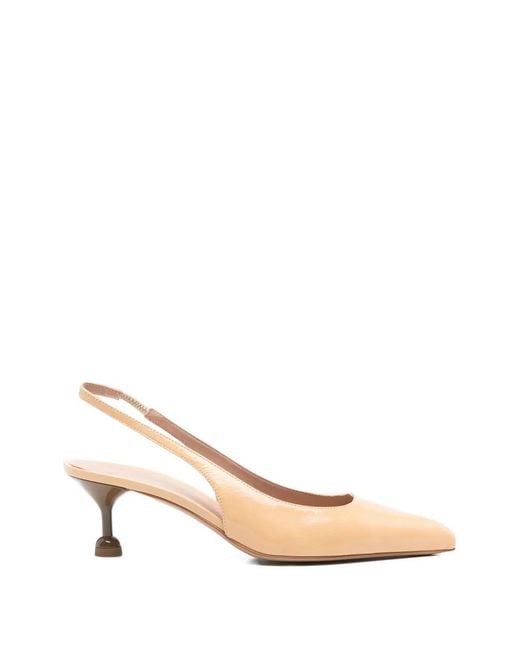 Festamilano Natural Dalilas Leather Pumps