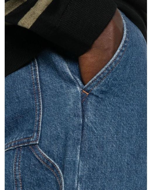 A.P.C. Blue Cargo Jeans for men