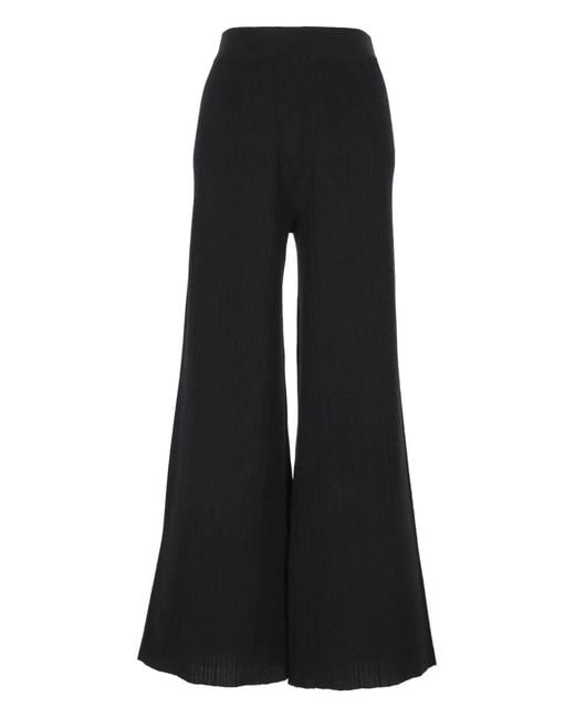 Agnona Black Flared Trousers