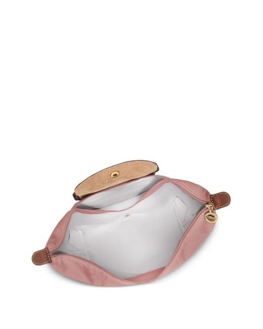 Longchamp Pink Rucksack Mit Reißverschluss