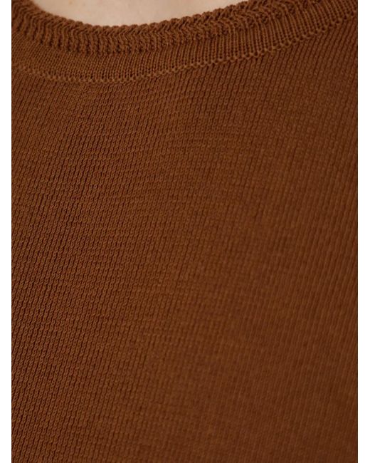 Max Mara Brown Geripptes Tanktop