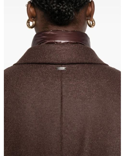 Abrigo Con Doble Capa Herno de color Brown