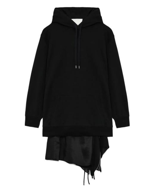 3.1 Phillip Lim Black Hooded Draped Dress