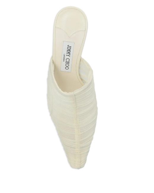 Jimmy Choo Lotta ミュール White