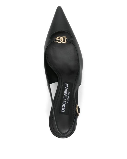 Dolce & Gabbana Black Slingback "Lollo"