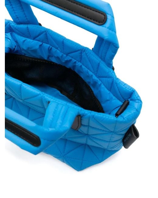 VEE COLLECTIVE Blue Mini Vee Tote Bag