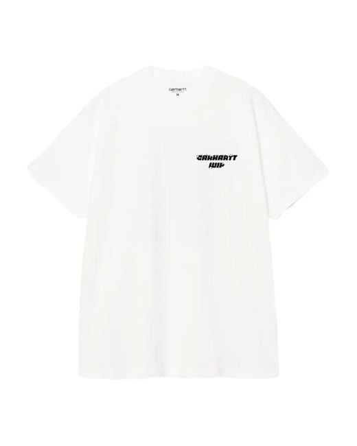 Logo-print graphic t-shirt Carhartt de color White