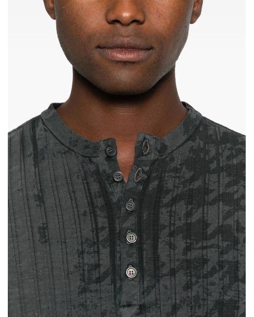 DIESEL Gray Long Sleeve Tops for men